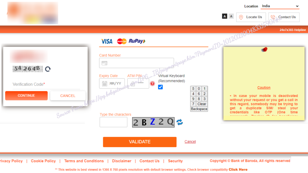 BOB eBanking Online Registration