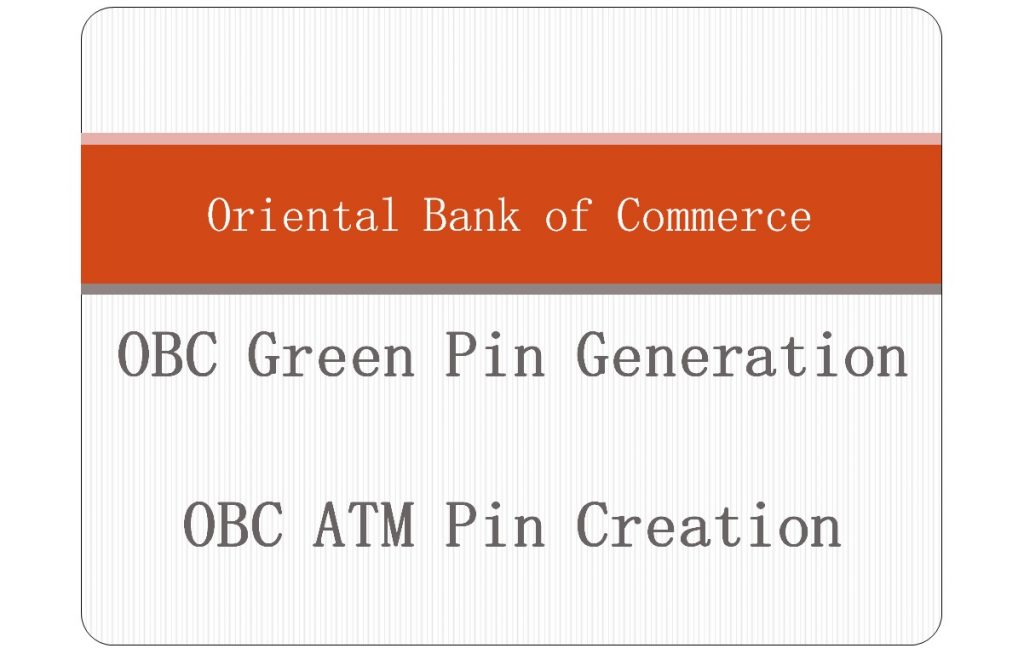 obc atm pin